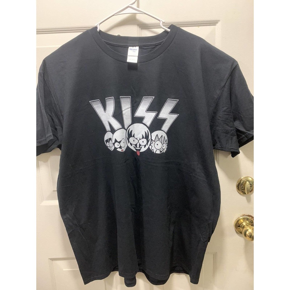 Custom Kiss Vintage T-Shirt Kiss Band As Balls Graphic Size 3XL
